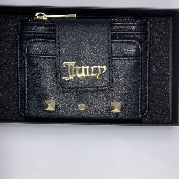 Juicy Couture | Bags | Juicy Contour Card And Key And Coin Wallet ...
